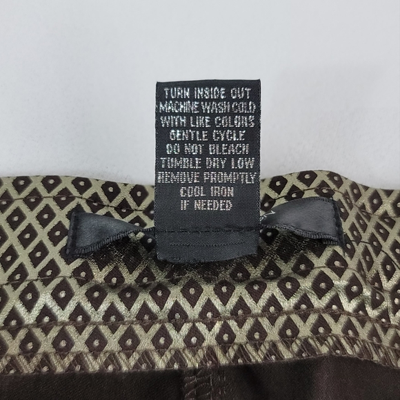 89th & Madison Diamond Dot Print Pull On Pant Size S - Picture 12 of 16